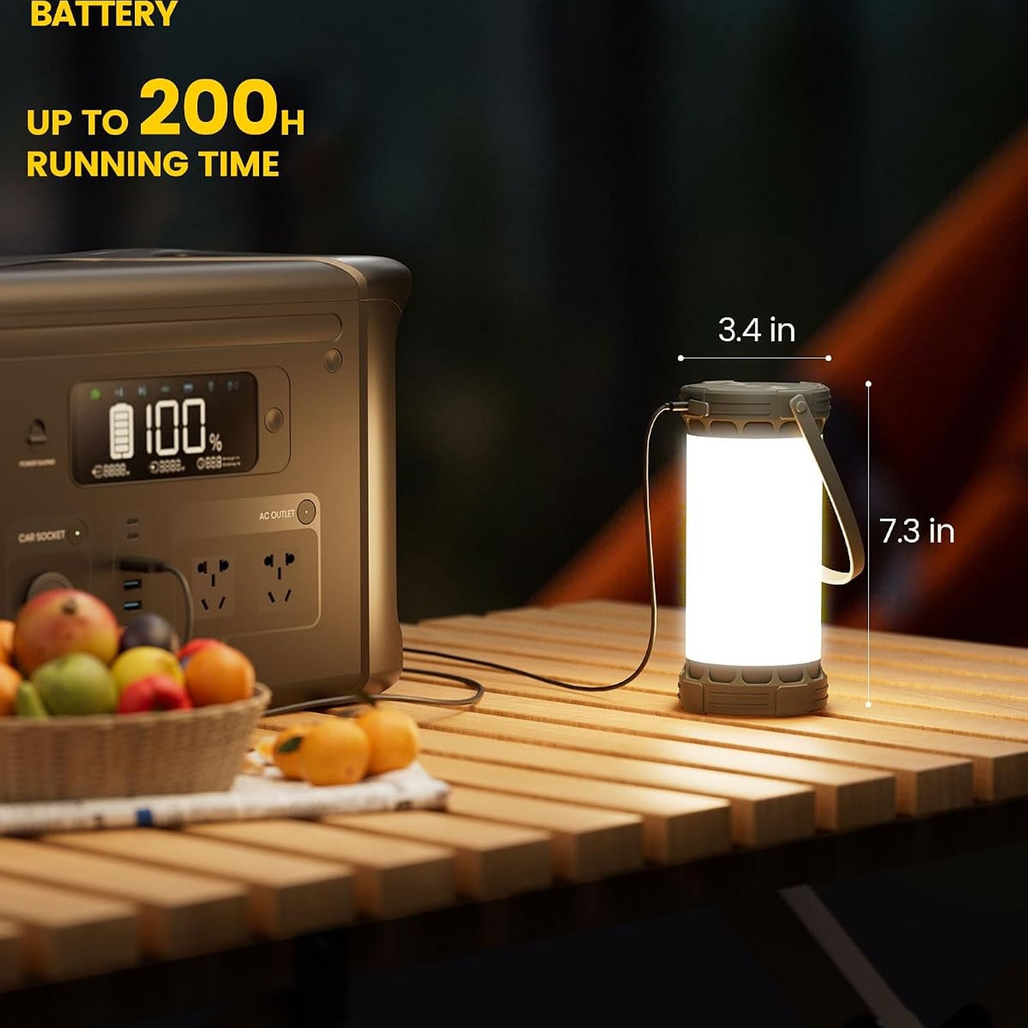 Glocusent C12 Rechargeable Camping Lantern